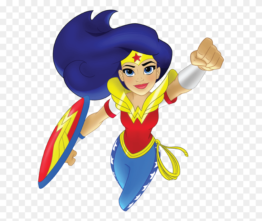 598x648 La Mujer Maravilla Png / Dc Super Hero Girls Png