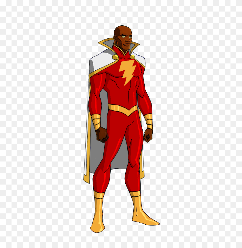 400x800 Dcnew Earth Captain Marvel Animated - Shazam PNG