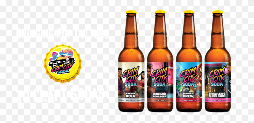 980x436 Dd Beverage Co Home Of Beaver Buzz, Crim City Soda Bear N - Газированные Напитки Png