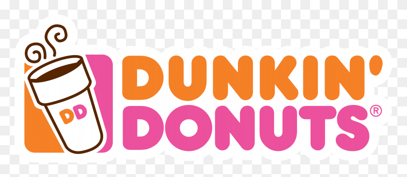10000x3927 Dd Coffee Cliparts - Dunkin Donuts Clipart