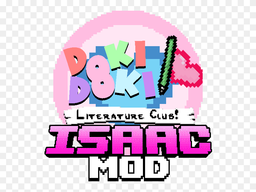 552x568 Ddlc - Doki Doki Literature Club Logo PNG