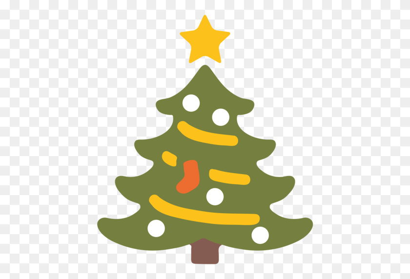 512x512 De Navidad Emoji - Arbol De Navidad PNG