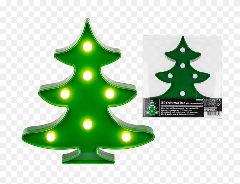 945x709 De Navidad Verde De Con Led Blanca - Arbol De Navidad Png