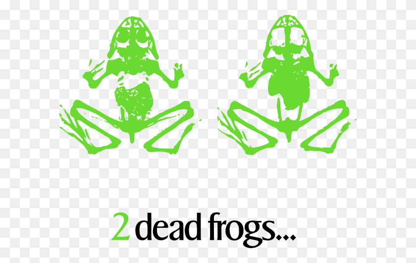 600x471 Dead Frogs Clip Art - Frog Outline Clipart