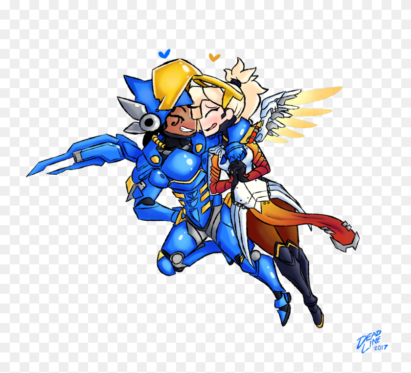 1200x1080 Dead Line On Twitter Here Is The Pharmercy Commission I Drew - Pharah PNG