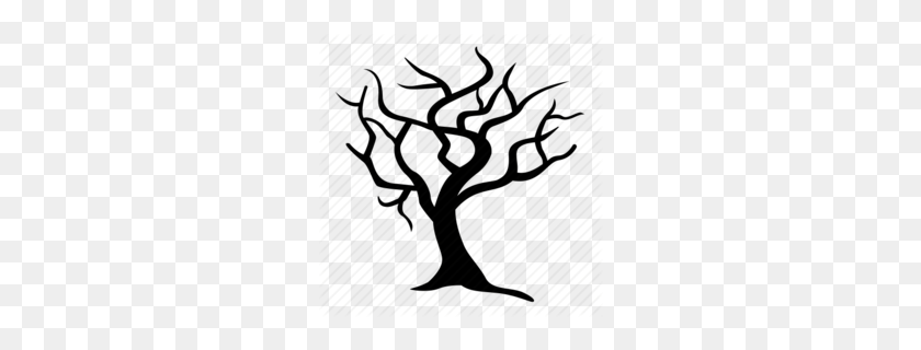260x260 Dead Plant Clipart - Tree With Roots Clipart Black And White