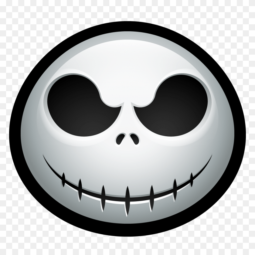 1024x1024 Dead Skull Halloween Jack Skellington Bones Emoji Baby Clothes - Dead Emoji PNG