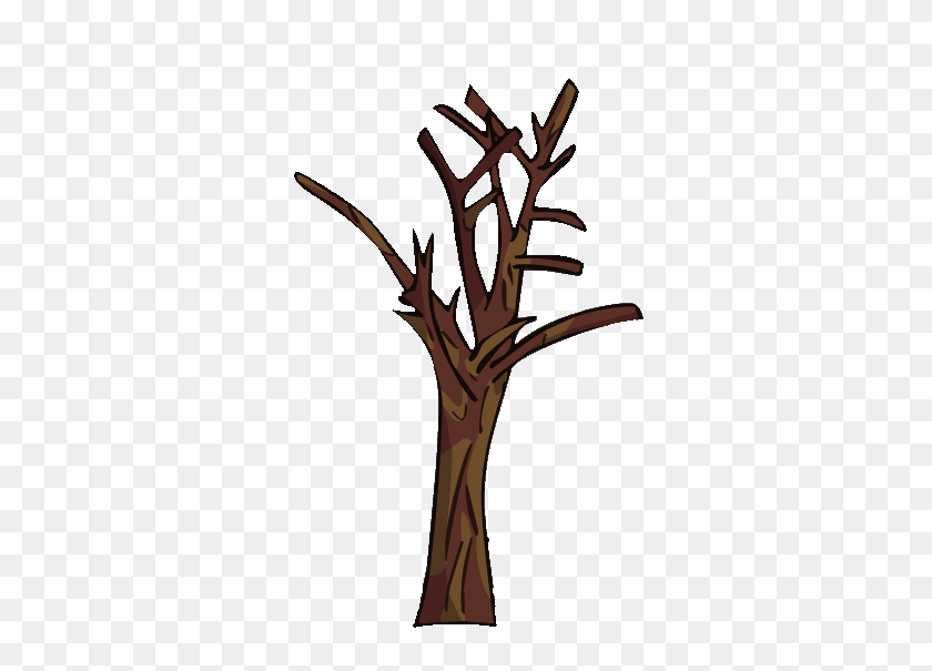 343x545 Árbol Muerto Clipart Branchy - Dead Tree Clipart
