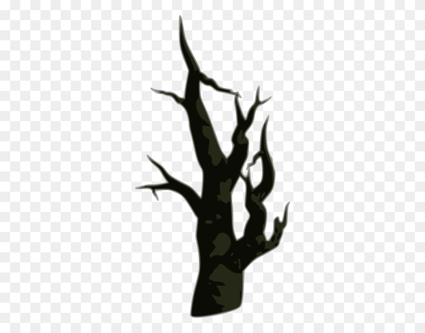 306x600 Png Мертвое Дерево Картинки Для Веб - Мертвый Олень Клипарт