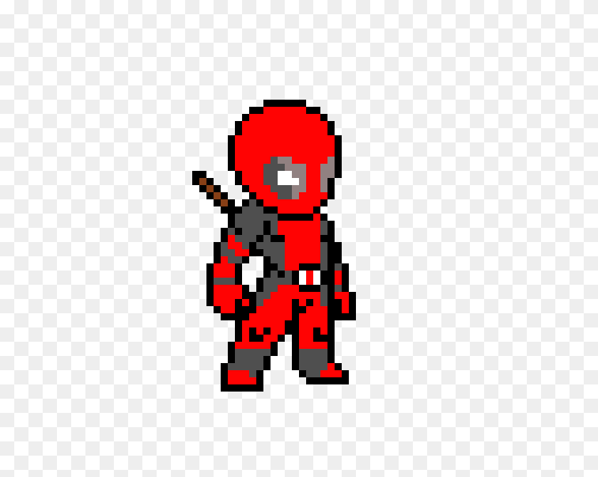 520x610 Deadpool Finalizado Pixel Art Maker - Deadpool Png
