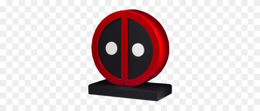 272x300 Deadpool Logo Gentle Giant Bookends Ebay - Deadpool Logo PNG