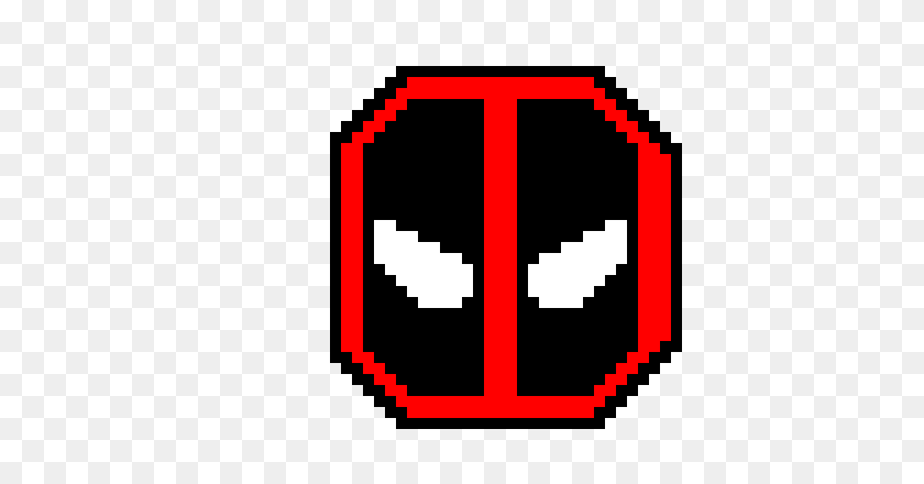 460x380 Deadpool Logo Pixel Art Maker - Deadpool Logo PNG