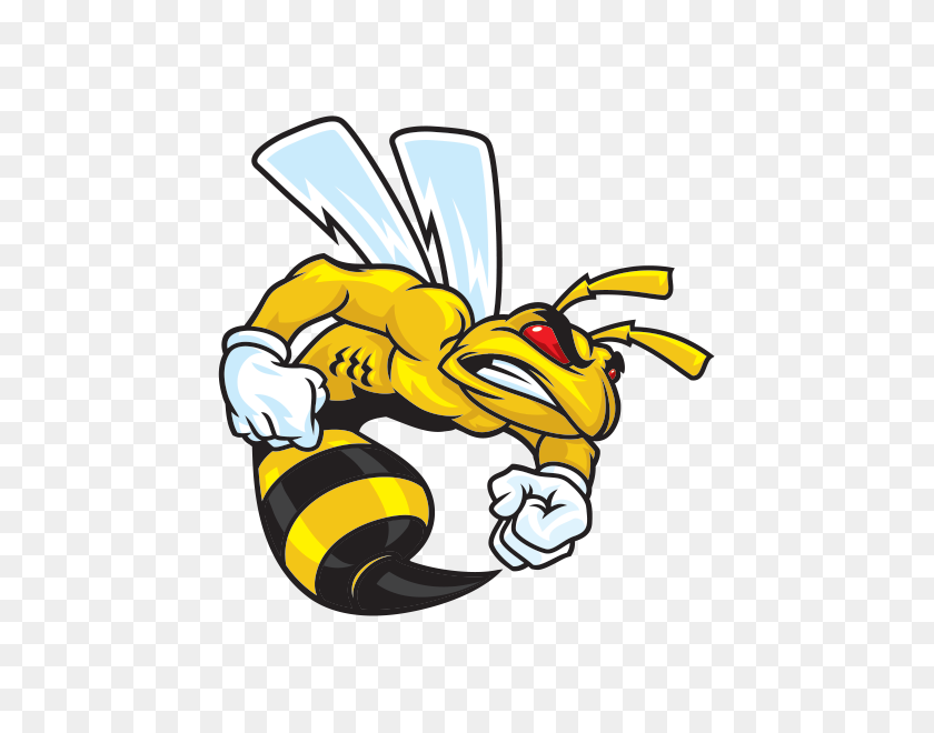 600x600 Deadth Clipart Hornet - Angry Bee Clipart