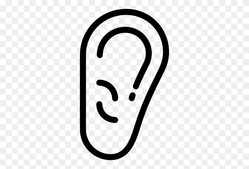 512x512 Deaf, Sound Waves, Sound Bars, Medical, Listen, Listening, Ears - Listening Ears Clipart