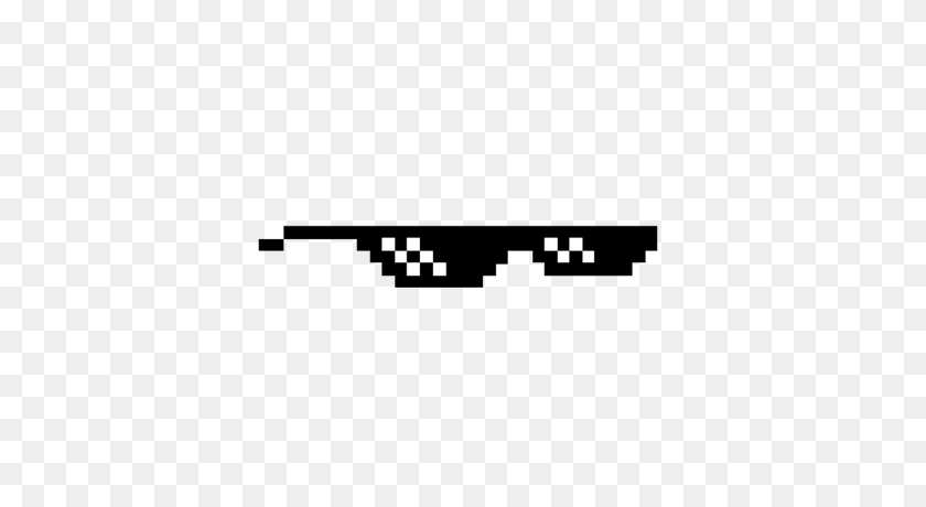 400x400 Deal With It Glasses Transparent Png - Pixel Glasses PNG