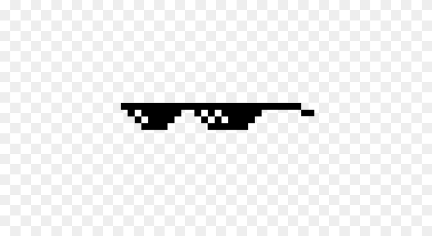 400x400 Deal With It Glasses Transparent Png - PNG Pic