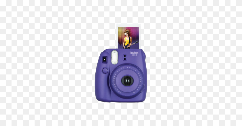 380x380 Deals On Fujifilm Instax Mini Instant Film Camera Purple Best - Polaroid Camera PNG