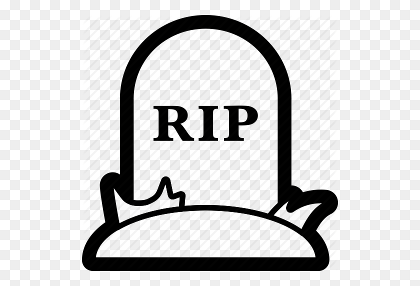 512x512 Death, Grave, Halloween, Rip, Spooky, Tomb, Tombstone Icon - Rip Tombstone Clipart