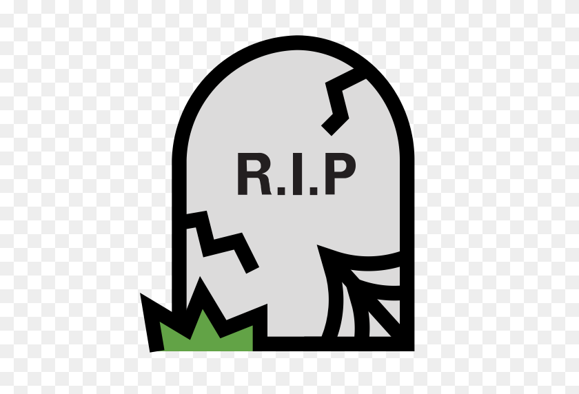 512x512 Death, Grave, Halloween, Rip, Stone, Tombstone Icon - Rip PNG