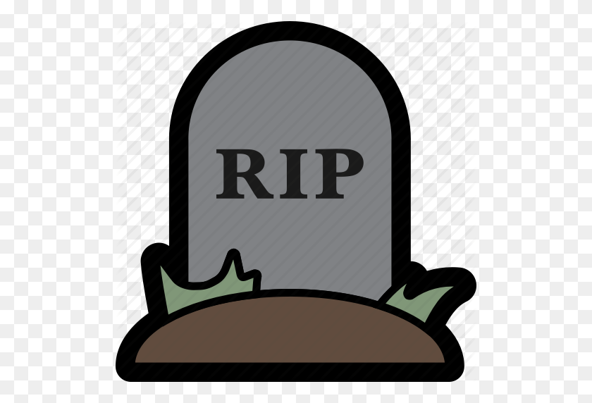 512x512 Death, Grave, Halloween, Rip, Tomb, Tomb Stone, Tombstone Icon - Rip Tombstone Clipart