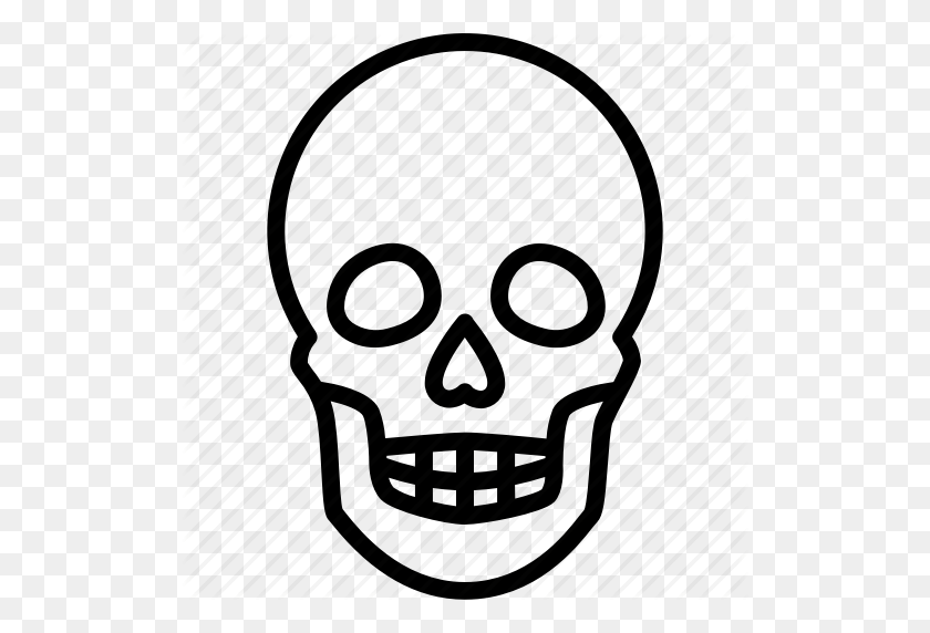 512x512 Смерть, Хэллоуин, Ужас, Пират, Скелет, Значок Черепа - Пиратский Череп В Png
