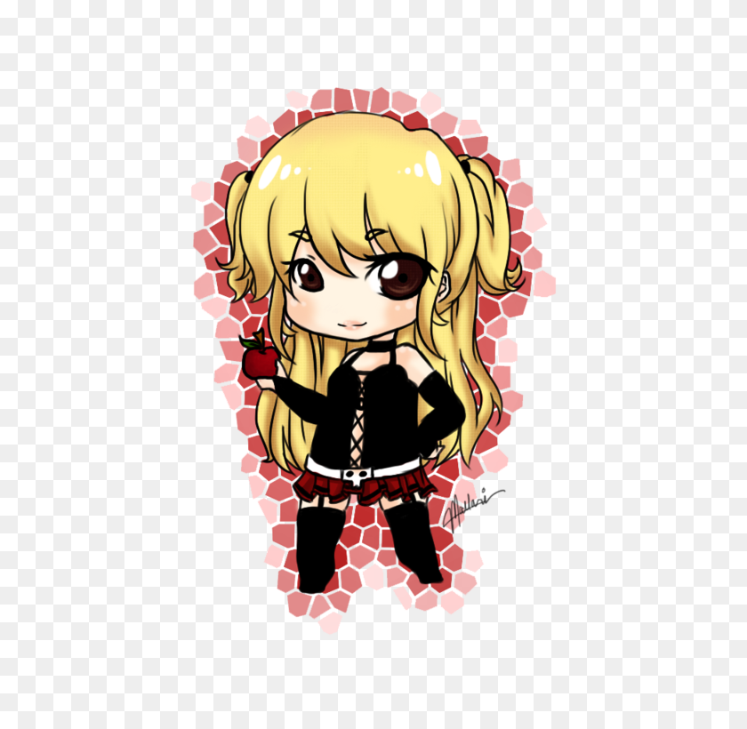 600x760 Death Note Misa Chan - Death Note PNG