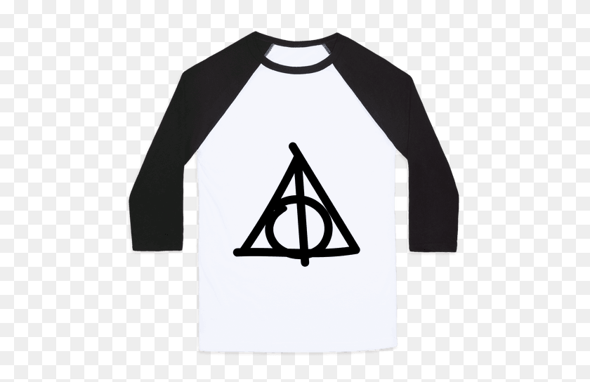 484x484 Deathly Hallows Baseball Tees Lookhuman - Deathly Hallows PNG