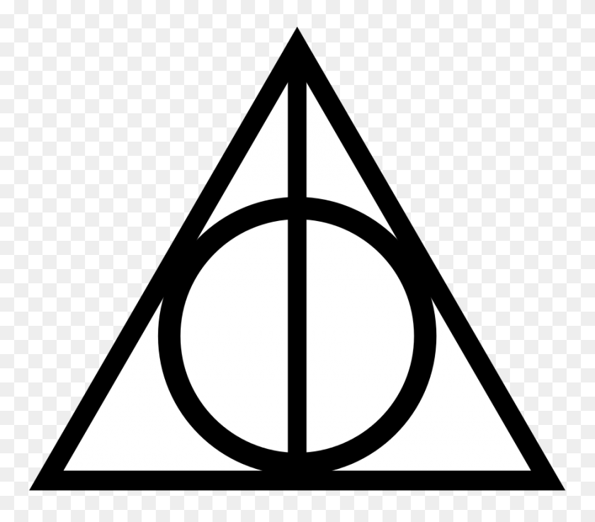 884x768 Deathly Hallows Sign - Deathly Hallows PNG