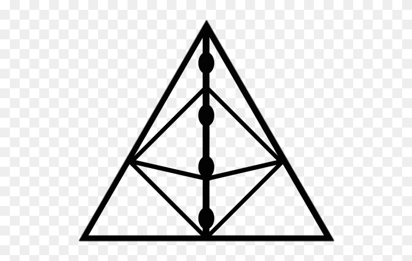 1423x862 Deathly Hallows Tattoo Design Harrypotter - Deathly Hallows PNG