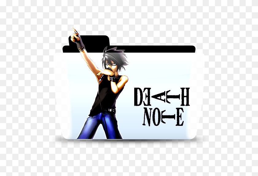 Deathnote Ryuzaki Folder Icon Free Of Colorflow Icons Death