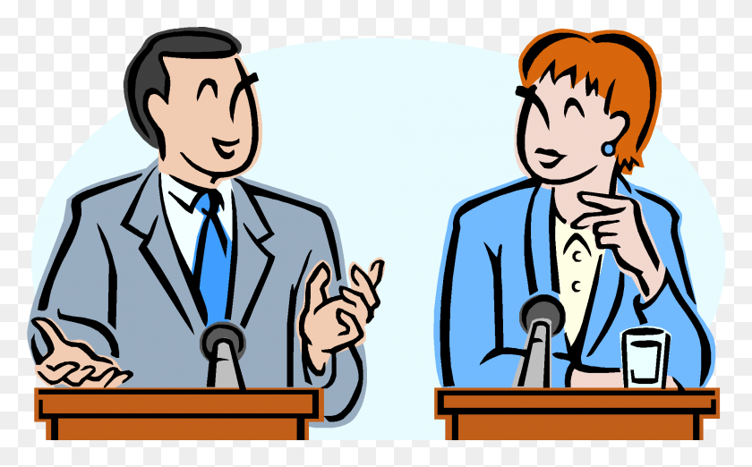 1981x1175 Debate Clipart Clipart - Hombre Y Mujer Clipart
