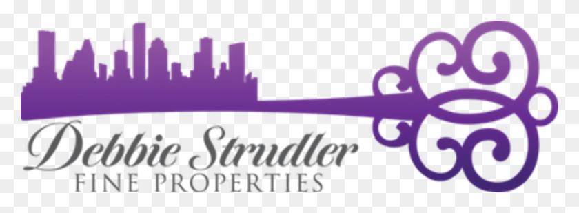 1803x577 Debbie Strudler Fine Properties - Горизонт Хьюстона Клипарт
