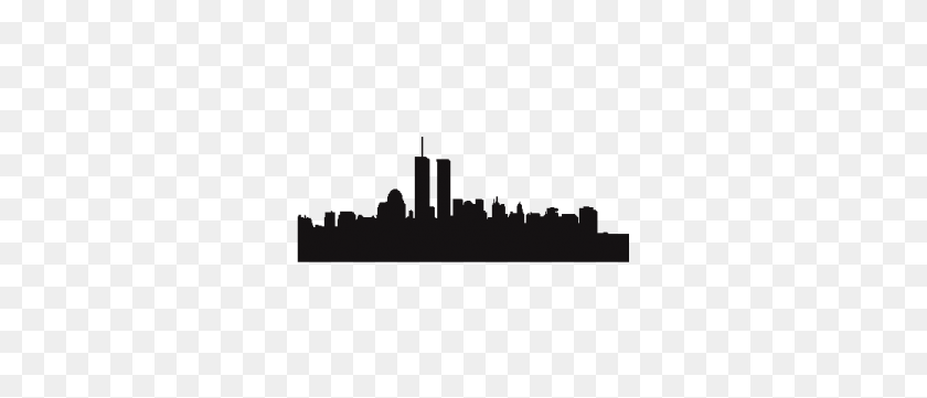 301x301 Decal Statue Of Liberty - New York City Skyline PNG