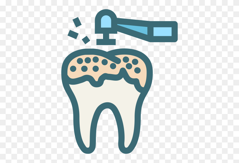 512x512 Decayed Tooth, Dental, Dentist, Dentistry, Oral Hygiene, Teeth - Dentist PNG