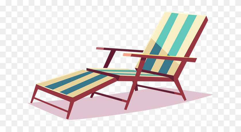 650x400 Deck Chair Png Clipart - Deck PNG