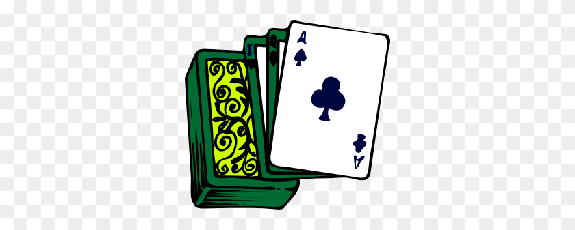 300x277 Deck Of Cards Clip Art Free Vector - Card Suits Clipart