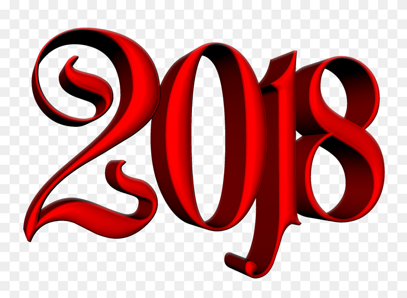 5000x3561 Deco Transparente Clipart - Feliz Año Nuevo Imágenes Prediseñadas 2018