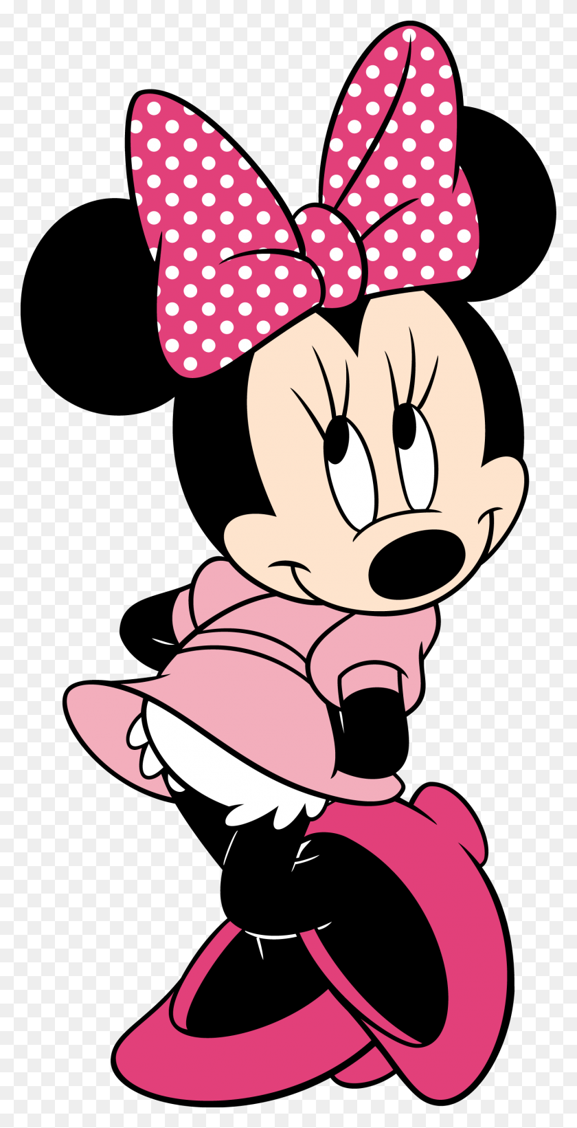 1417x2873 Decorate Clipart Minnie Mouse - Minnie Mouse Ears PNG