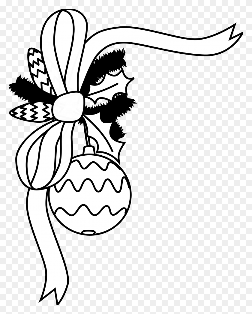 3333x4219 Decoration Clipart - Wave Clipart Black And White