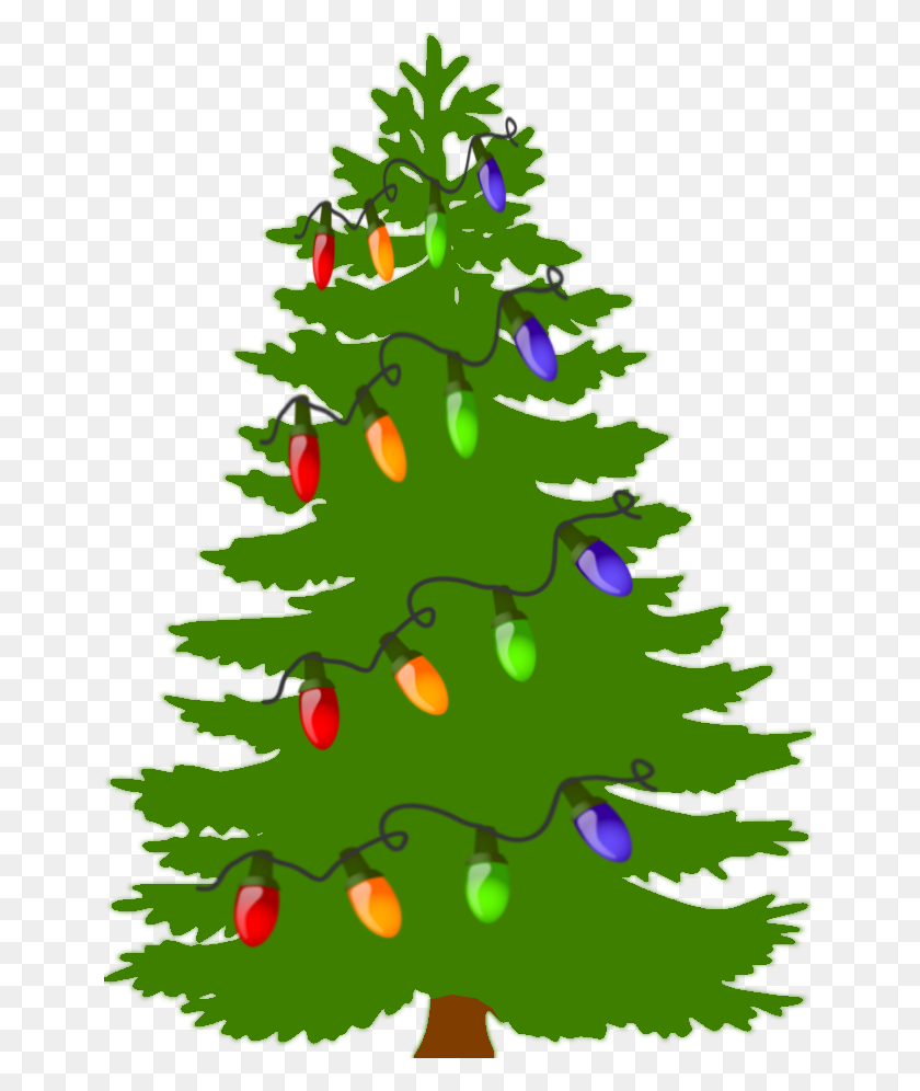 650x936 Decorations Clipart Christmas Tree - Christmas Decorations PNG