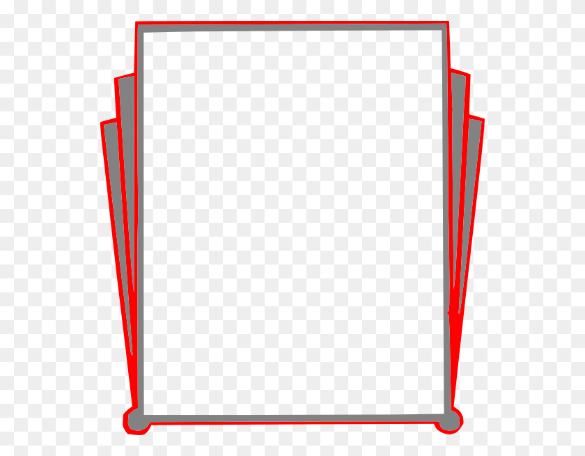552x595 Decorative Border Pages Book Clip Art Free Vector - Toodles Clipart