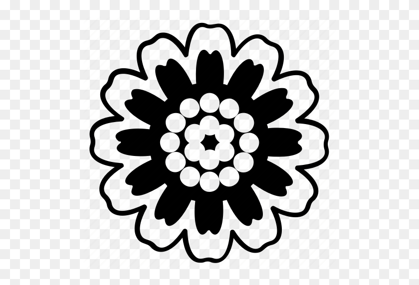 512x512 Decorative Flower, Flower Design, Flower Pattern, Flower Symbol - Flower Pattern PNG