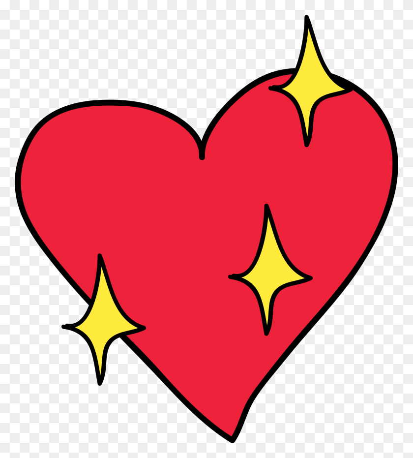 1627x1817 Decorative Heart Clip Art - Fancy Clipart