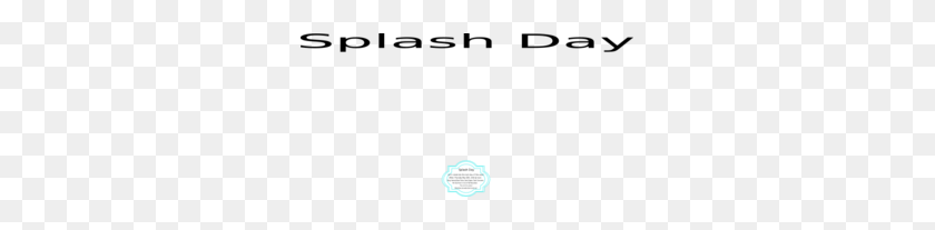 299x147 Etiqueta Decorativa Splash Day Clipart - Splash Day Clipart