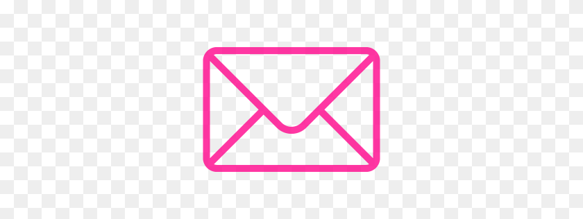 256x256 Deep Pink Email Icon - Pink PNG