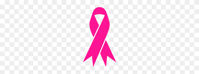 256x256 Deep Pink Ribbon Icon - Pink Ribbon Clip Art