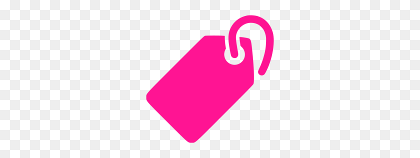 256x256 Deep Pink Tag Icon - Price Tag PNG