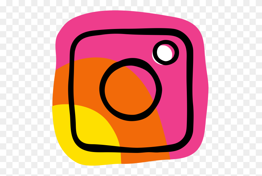 512x505 Deeppink Icon - Instagram PNG