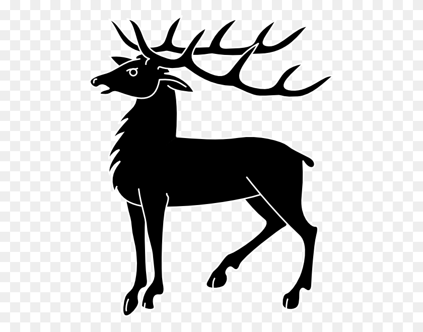 486x599 Deer Clipart Angry - Mad Clipart Black And White