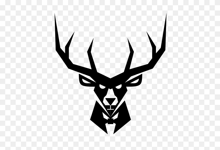 512x512 Deer Head Deer, Deer, Emoticon Icon With Png And Vector Format - Deer Head PNG